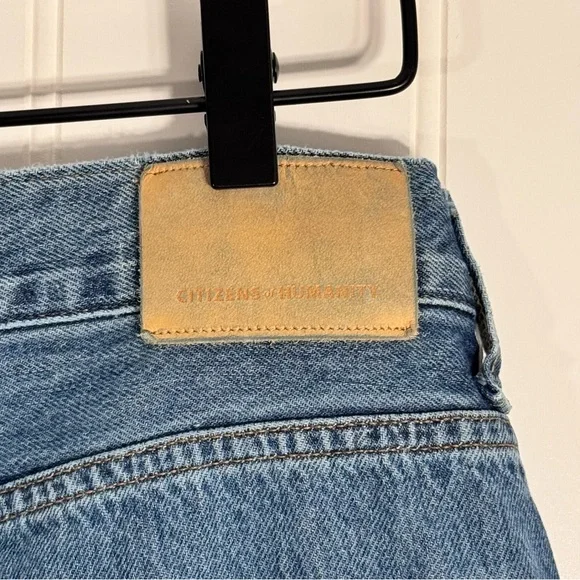 Citizens Of Humanity Annina Trouser Medium Wash High Rise Denim Jeans Size 30 - Picture 9 of 16